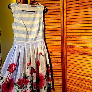 Flamingo Dress 🦩SMALL